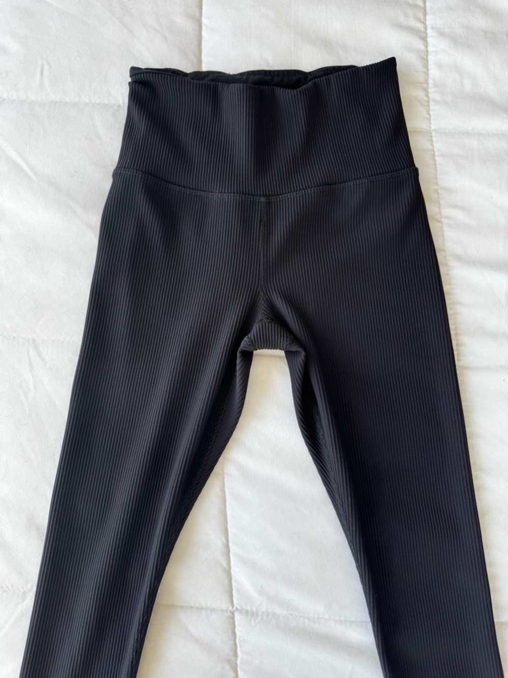Black Ribbed Athletic Set - Picture 9 of 11